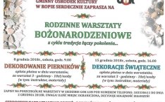 Rodzinne Warsztaty Bożonarodzeniowe